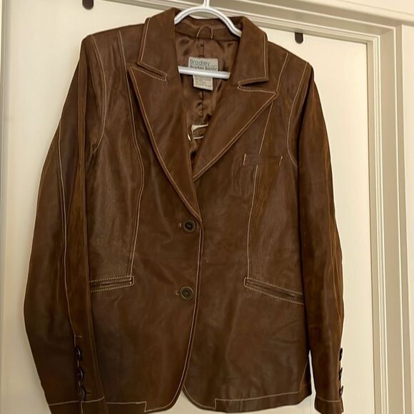 BRADLEY BAYOU OILED LEATHER JACKET. - Picture 3 of 13